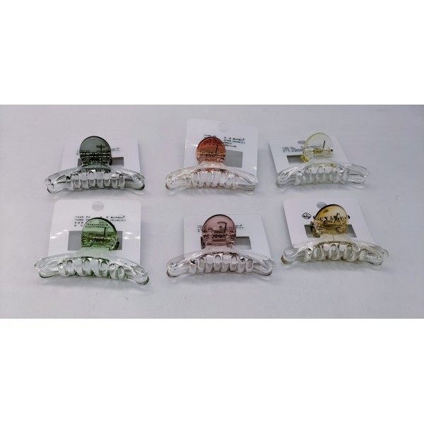 Bofeini 6.5 Cm Hair Claw For Women Pack Of 12