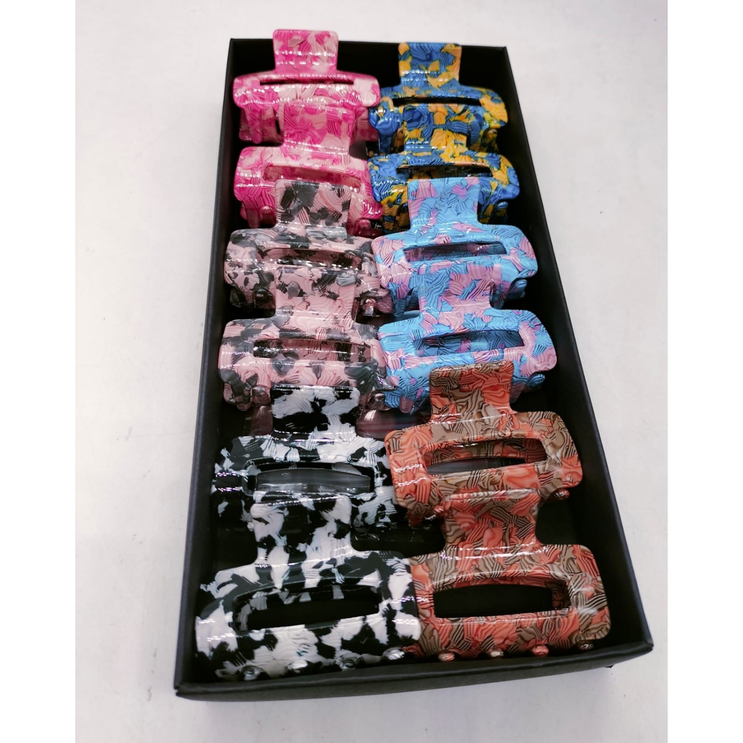 Fashion Alley 4 Cm Hair Claw For Women Pack Of 12 Pc Fashion Alley 4 Cm Hair Claw For Women Pack Of 12 Pc