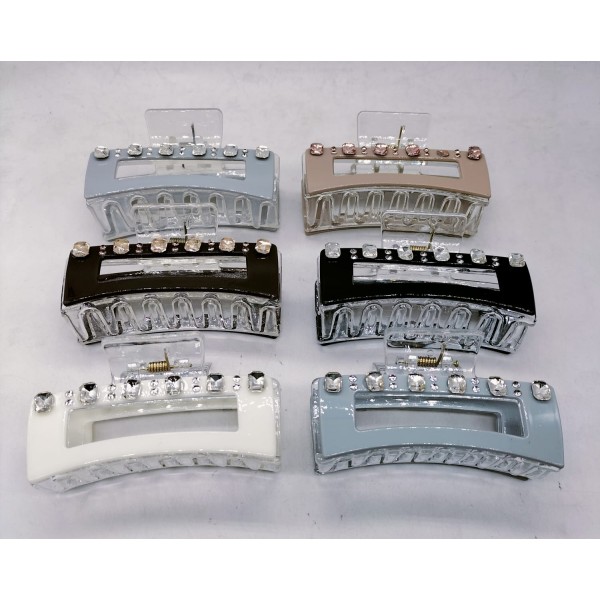 Bofeini 8.5 Cm Hair Claw For Women Pack Of 12