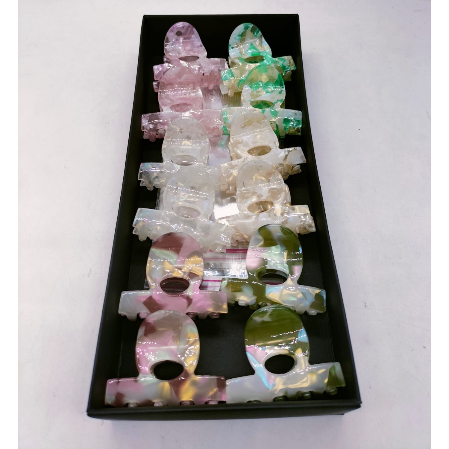 Fashion Alley 4 Cm Hair Claw For Women Pack Of 12 Pc Fashion Alley 4 Cm Hair Claw For Women Pack Of 12 Pc