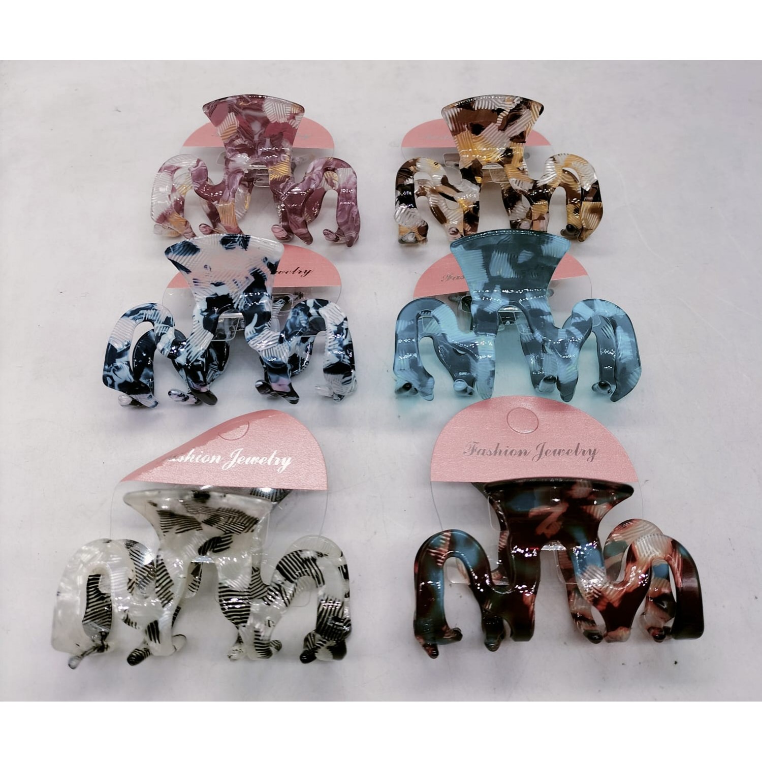 Fashion Alley 7 Cm Hair Claw For Women Pack Of 12 Fashion Alley 7 Cm Hair Claw For Women Pack Of 12