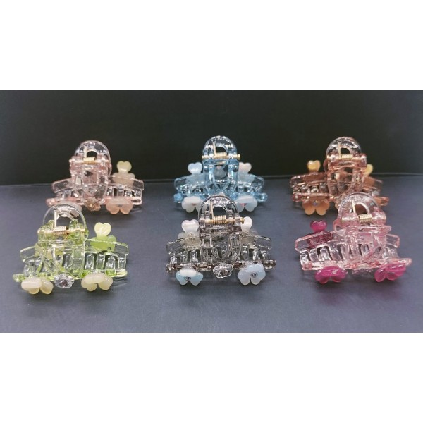 Fashion Alley 4.5 CM Mini Hair Claw For Women Pack Of 12