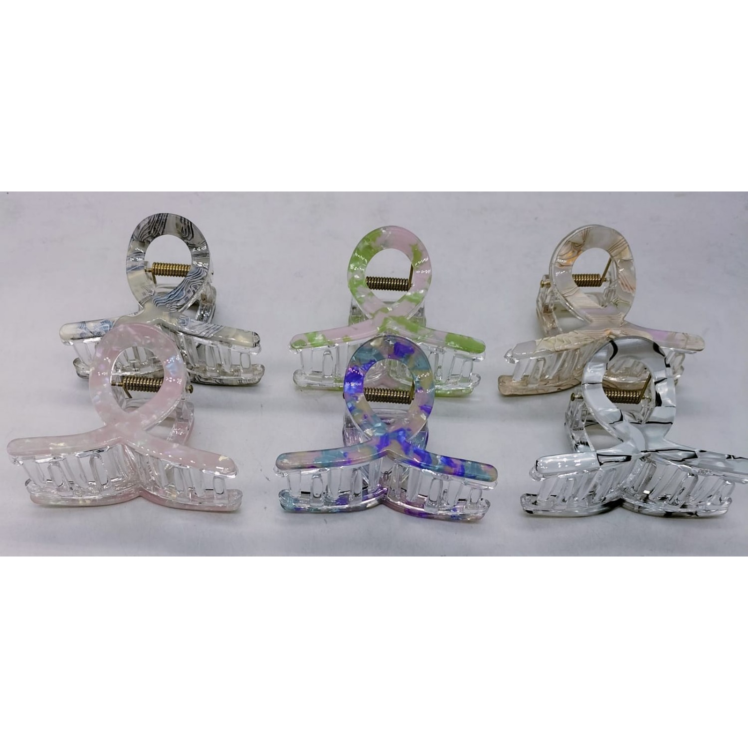 Bofeini 9 Cm Hair Claw For Women Pack Of 12 Bofeini 9 Cm Hair Claw For Women Pack Of 12