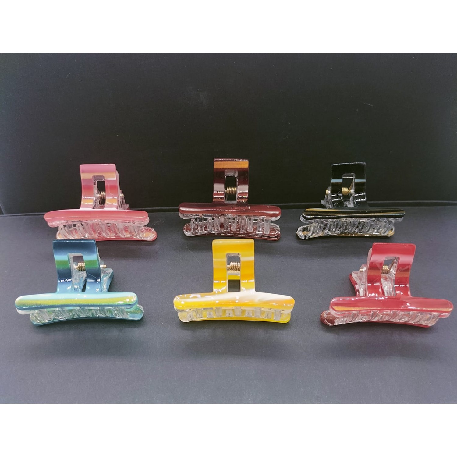 Fashion Alley 4.5 CM Mini Hair Claw For Women Pack Of 12