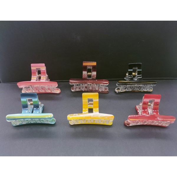 Fashion Alley 4.5 CM Mini Hair Claw For Women Pack Of 12