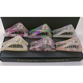 Fashion Alley 9 CM Hair Claw For Women Pack Of 12