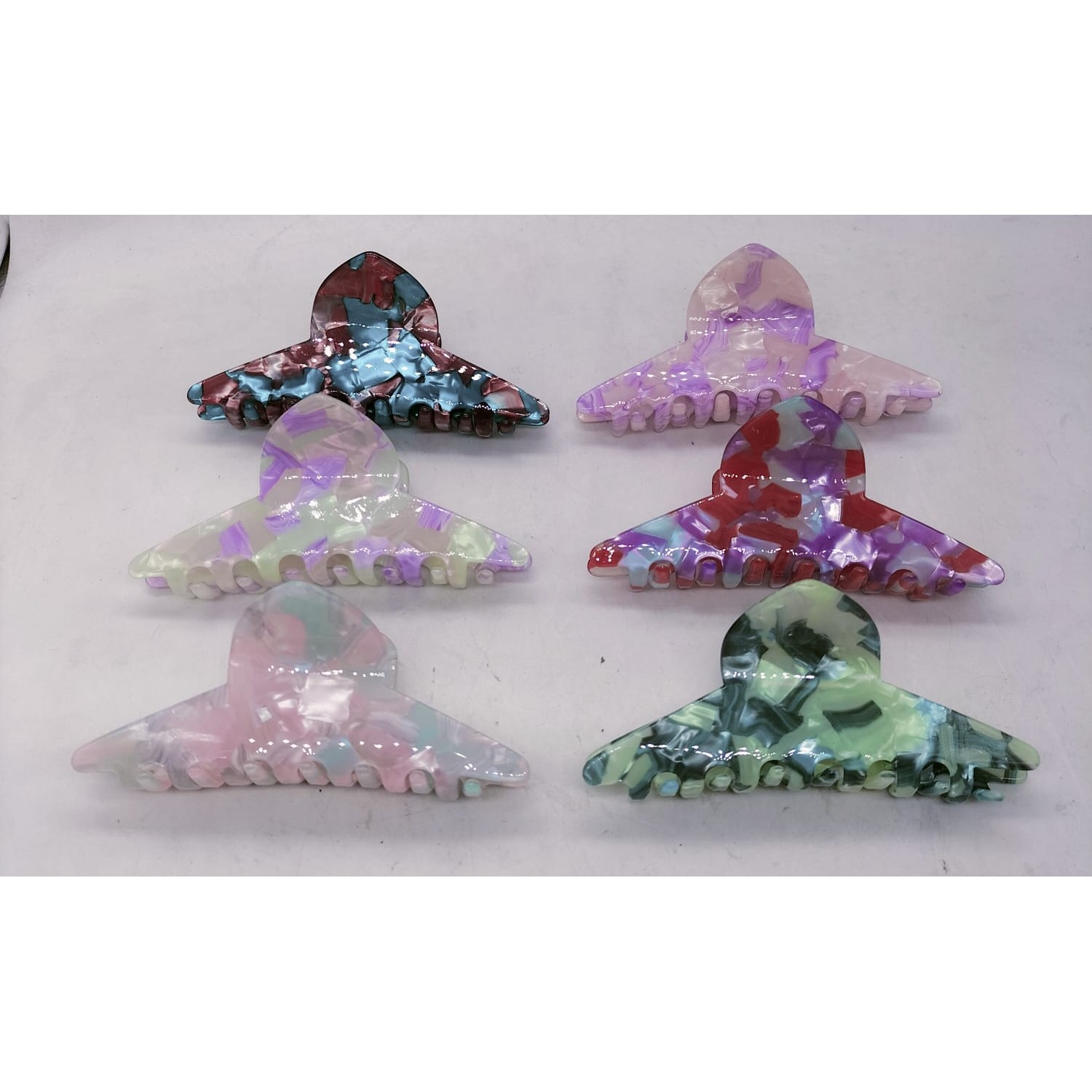 Fashion Alley 11 CM Hair Claw For Women Pack Of 12