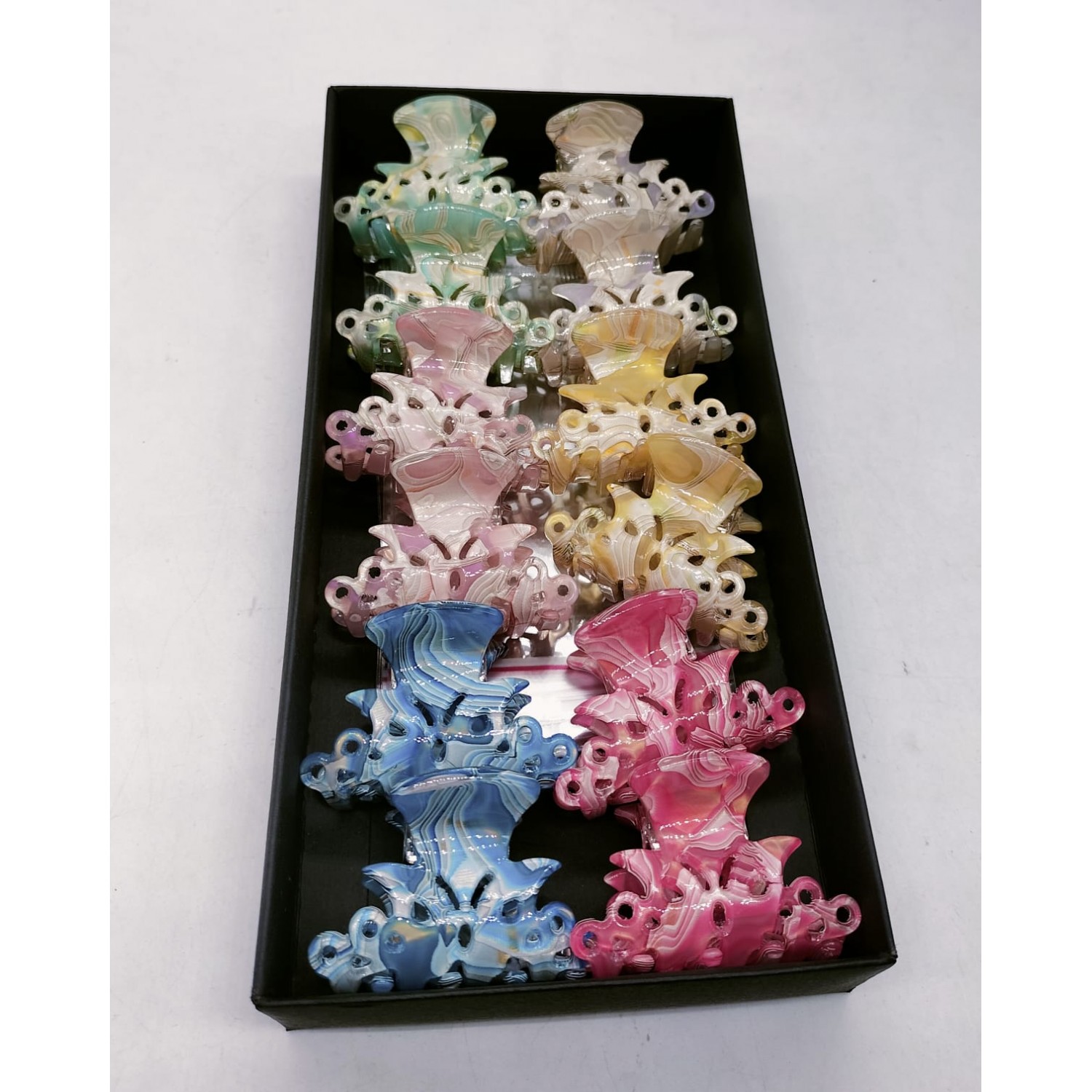 Fashion Alley 4 Cm Hair Claw For Women Pack Of 12 Pc Fashion Alley 4 Cm Hair Claw For Women Pack Of 12 Pc