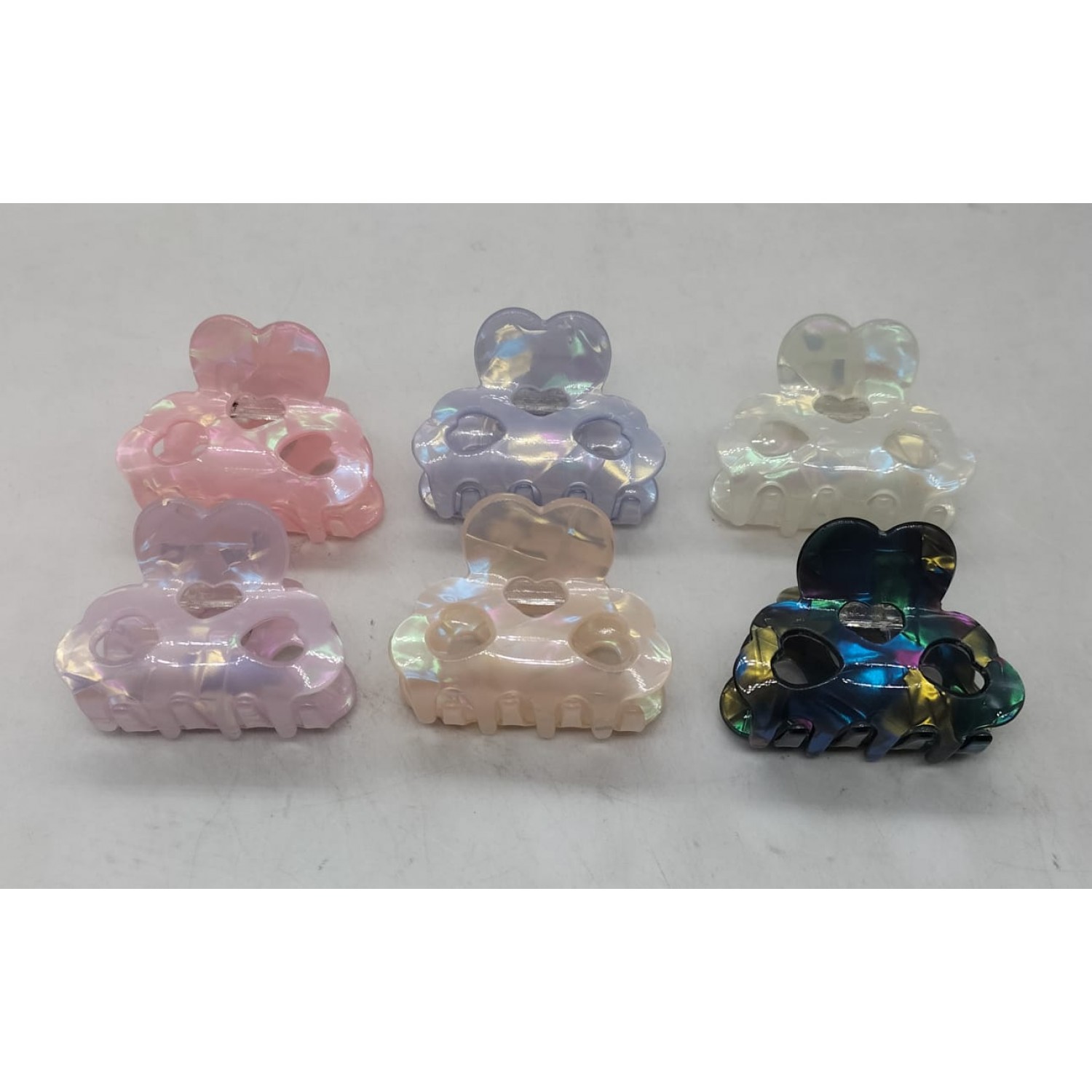 Fashion Alley 4.5 Cm Hair Claw For Women Pack Of 12 Pc