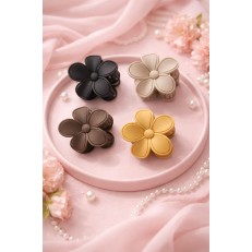 Fashion Alley 8 Cm Matt Hair Claw For Women Pack Of 12 Pc