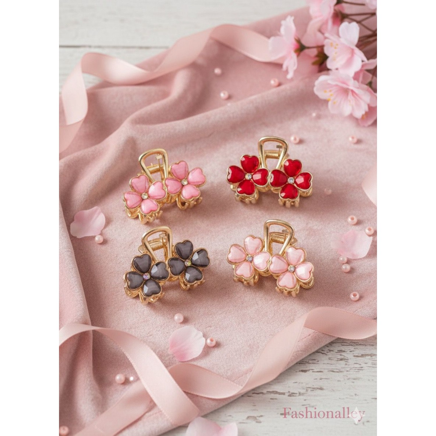 Fashion Alley 5 CM Metal Hair Claw For Women Pack Of 12 Fashion Alley 5 CM Metal Hair Claw For Women Pack Of 12