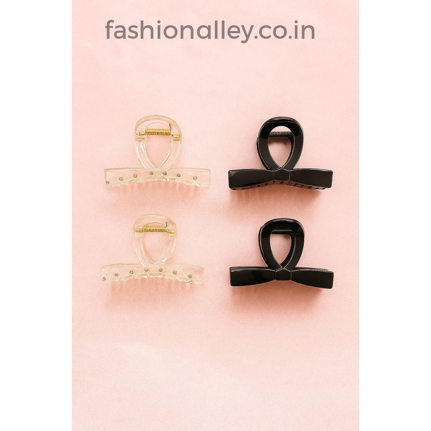 Fashion Alley 8 Cm Hair Claw For Women Pack Of 12 Pc Fashion Alley 8 Cm Hair Claw For Women Pack Of 12 Pc