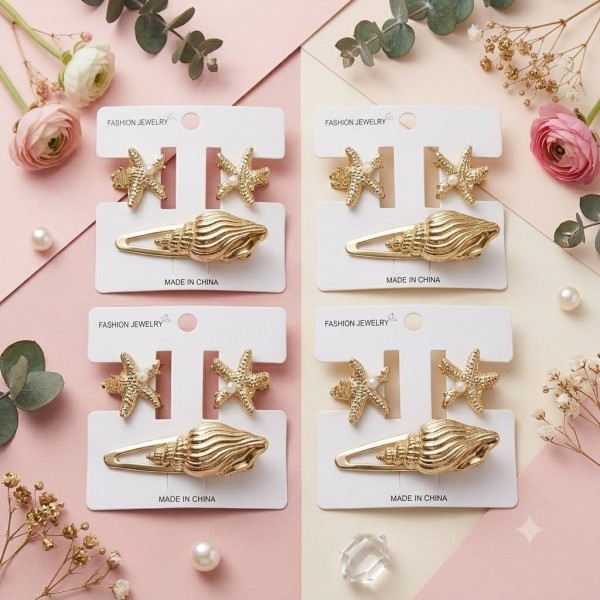 Fashion Alley Hair Pin With Clutcher For Women Pack Of 36 Pc