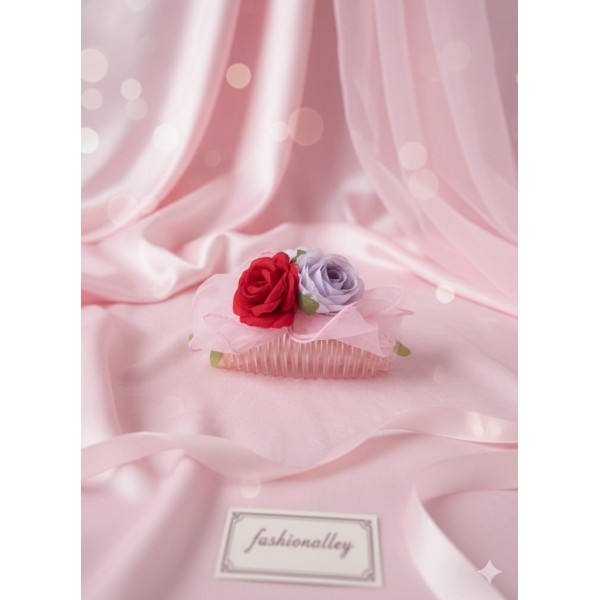 Fashion Alley 10 Cm Flower Hair Claw For Women Pack Of 12 Pc