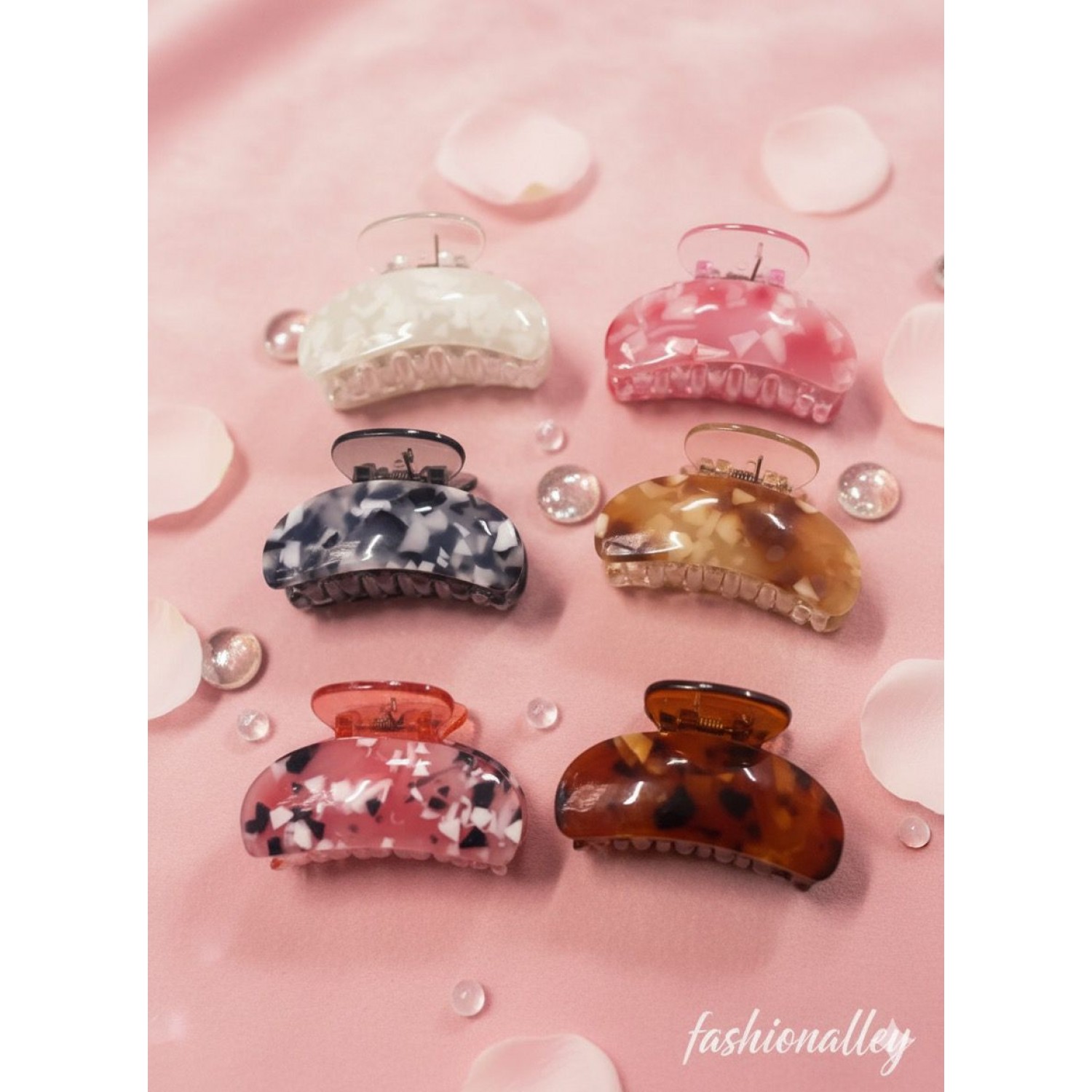 Fashion Alley 5.5 Cm Hair Claw For Women Pack Of 12 Pc Fashion Alley 5.5 Cm Hair Claw For Women Pack Of 12 Pc