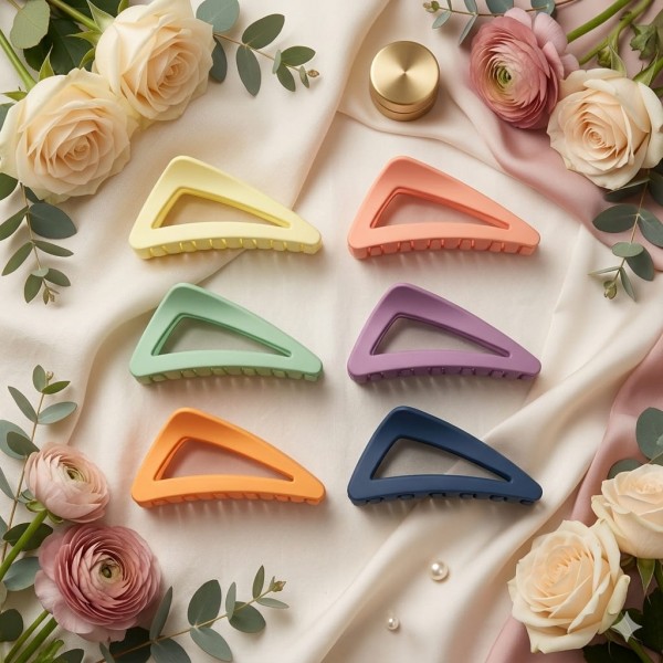 Fashion Alley 8 Cm Matt Hair Claw For Women Pack Of 12 Fashion Alley 8 Cm Matt Hair Claw For Women Pack Of 12