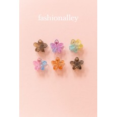 Fashion Alley 3 Cm Flower Hair Claw For Women Pack Of 24 Pc