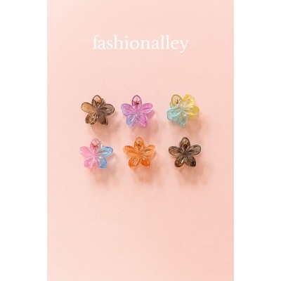 Fashion Alley 3 Cm Flower Hair Claw For Women Pack Of 24 Pc