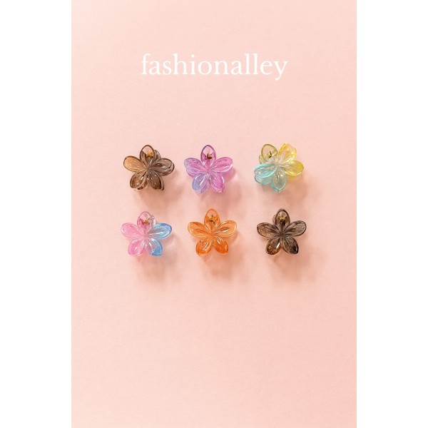 Fashion Alley 3 Cm Flower Hair Claw For Women Pack Of 24 Pc Fashion Alley 3 Cm Flower Hair Claw For Women Pack Of 24 Pc