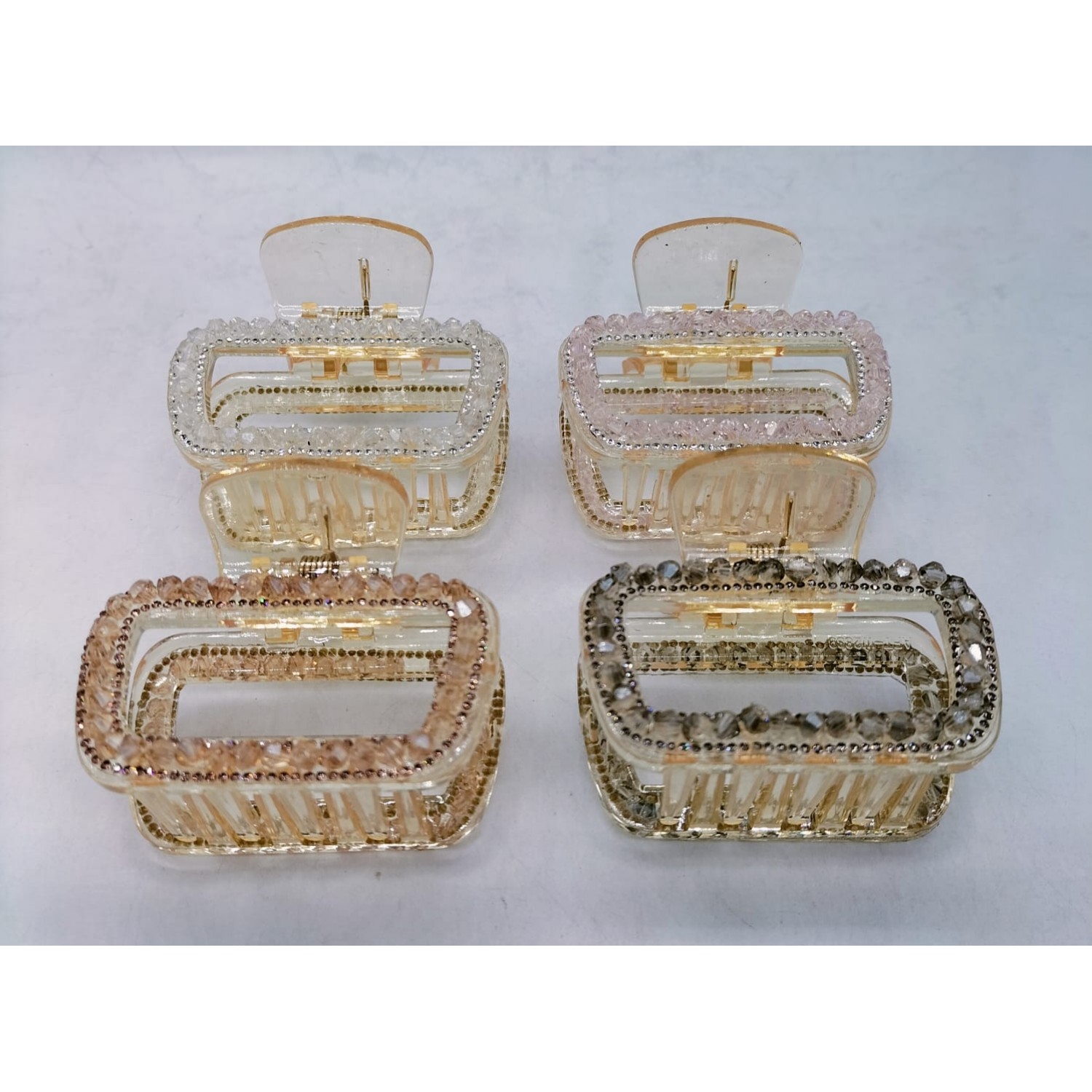 Fashion Alley 7 Cm Hair Claw For Women Pack Of 12