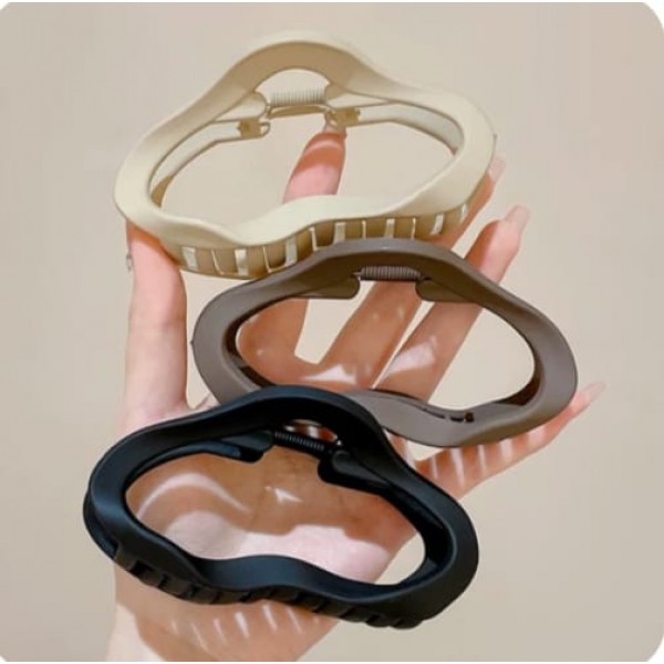 Fashion Alley 9 Pc Matt Hair Claw For Women Pack Of 12