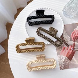 Fashion Alley 11Cm Matt Hair Claw For Women Pack Of 12