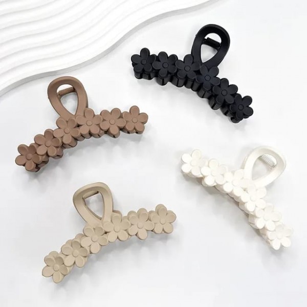 Fashion Alley 13.5 Matt Hair Claw For Women [Pack Of 12]