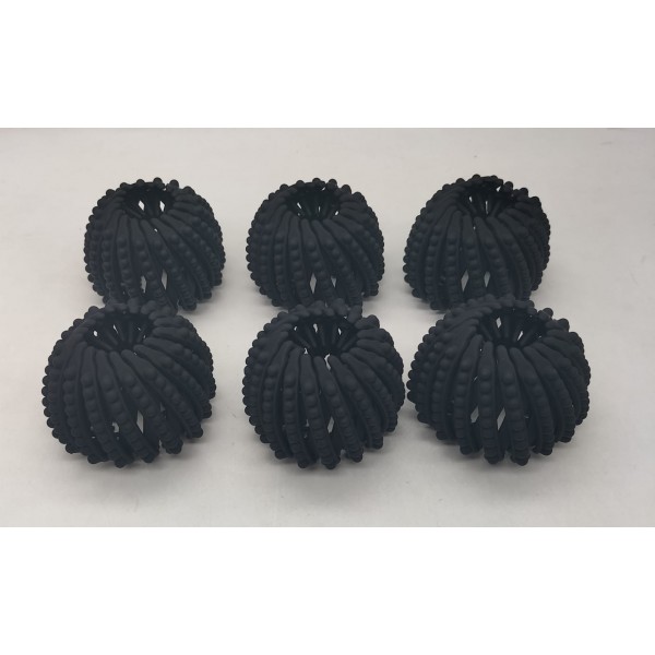 Fashion Alley Black Juda Hair Claw For Women Pack Of 12 Pc