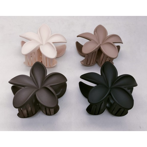 Fashion Alley 7.5cm Matt Hair Claw For Women Pack Of 12