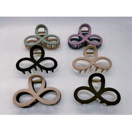 Fashion Alley 9 Cm Matt Hair Claw For Women Pack Of 12