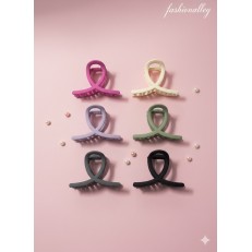 Fashion Alley 8 Cm Matt Hair Claw For Women Pack Of 12