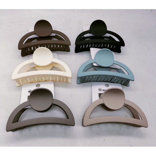 Bofeini 9 Cm Hair Claw For Women Pack Of 12