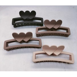 Fashion Alley 13 Cm Matt Hair Claw For Women Pack Of 12