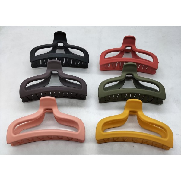 Fashion Alley 9.5 Cm Matt Hair Claw For Women Pack Of 12