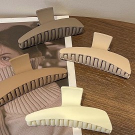 Fashion Alley 12 CM Matt Hair Claw For Women Pack Of 12