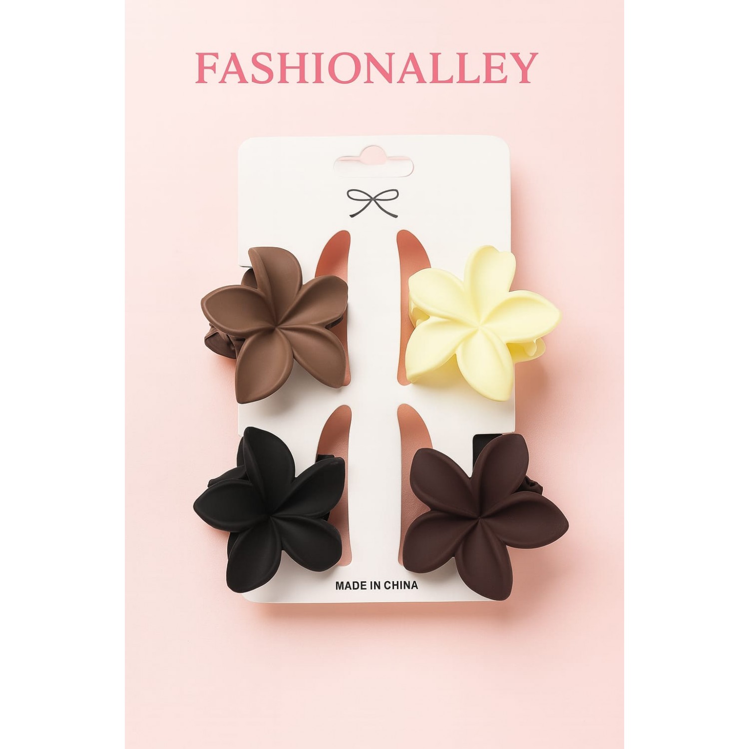 Fashion Alley 5 CM Matt Hair Claw For Women Pack Of 96 Pc