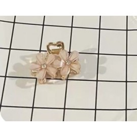 Fashion Alley 3.5CM Stone Metal Hair Claw For Women [Pack Of 12]