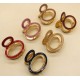 Fashion Alley Random Print Metal Hair Claw [Pack Of 12]