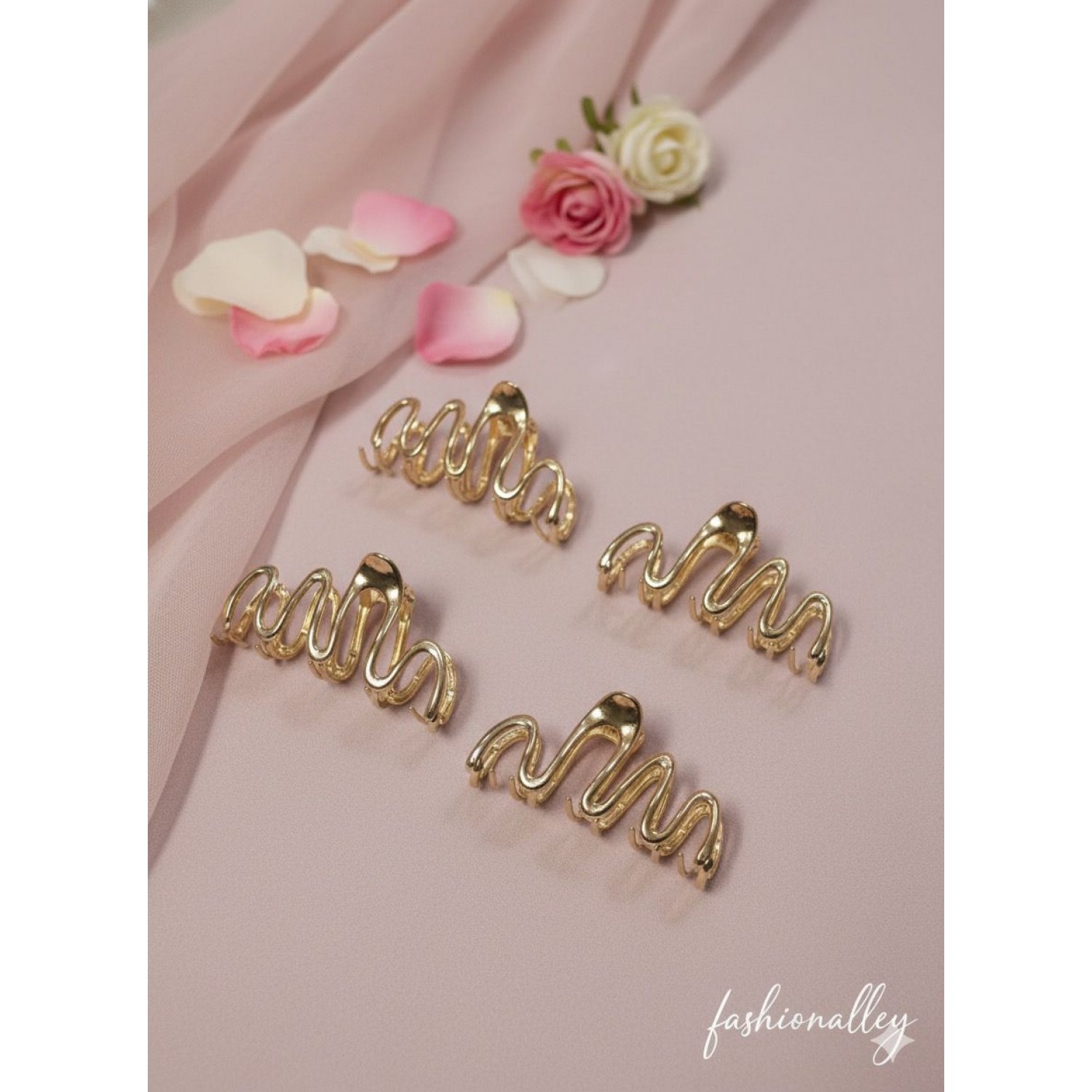 Fashion Alley Assorted Design 9 Cm Metal Hair Claw For Women Pack Of 12 Pc Fashion Alley Assorted Design 9 Cm Metal Hair Claw For Women Pack Of 12 Pc