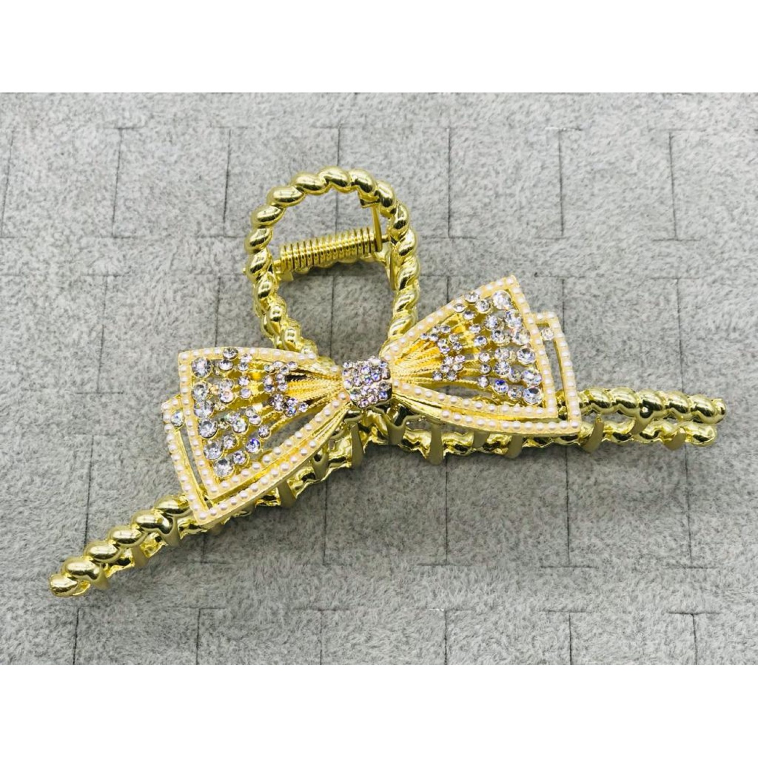 Fashion Alley Stone Hair Claw [Pack Of 12]