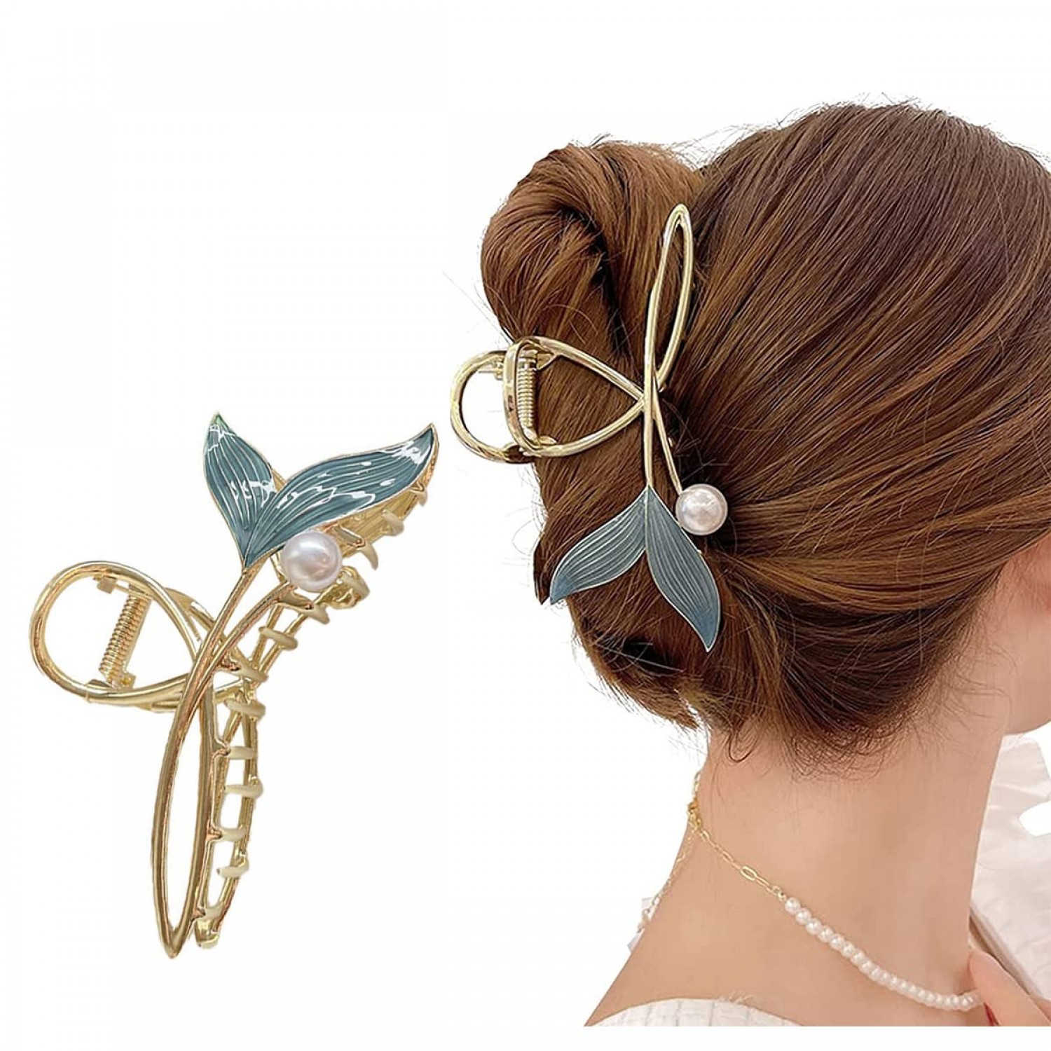 Fashion Alley 13 Cm Metal Hair Claw For Women Pack Of 12 Pc