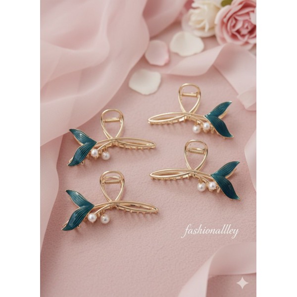 Fashion Alley 13 Cm Metal Hair Claw For Women Pack Of 12 Pc