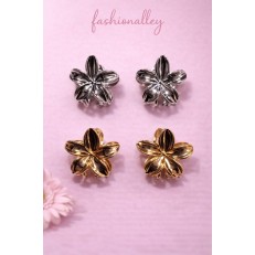 Fashion Alley 5 Cm Metal Base Hair Claw For Women Pack Of 12 Pc