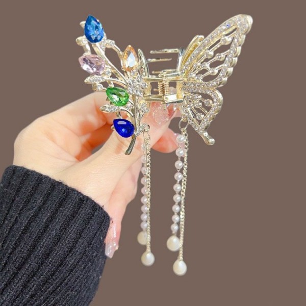 Fashion Alley 6 CM Butterfly Metal Hair Claw For Women Pack Of 12