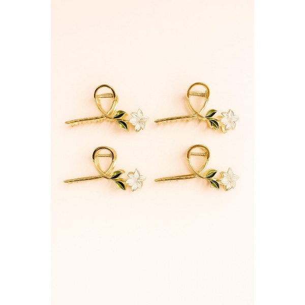 Fashion Alley 11 Cm Metal Hair Claw For Women Pack Of 12 Pc