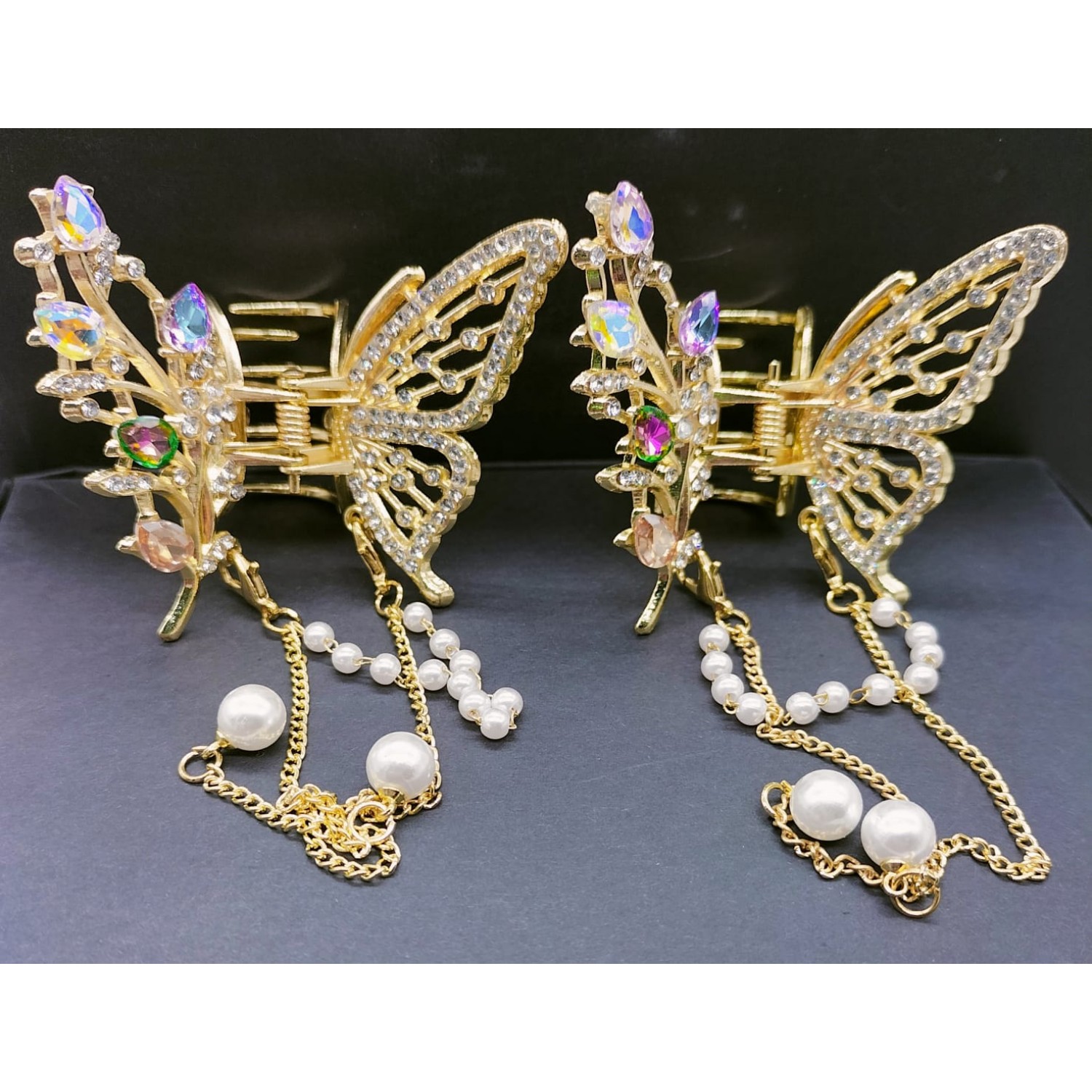 Fashion Alley 7cm Butterfly Metal Hair Claw For Women Pack Of 12 Fashion Alley 7cm Butterfly Metal Hair Claw For Women Pack Of 12