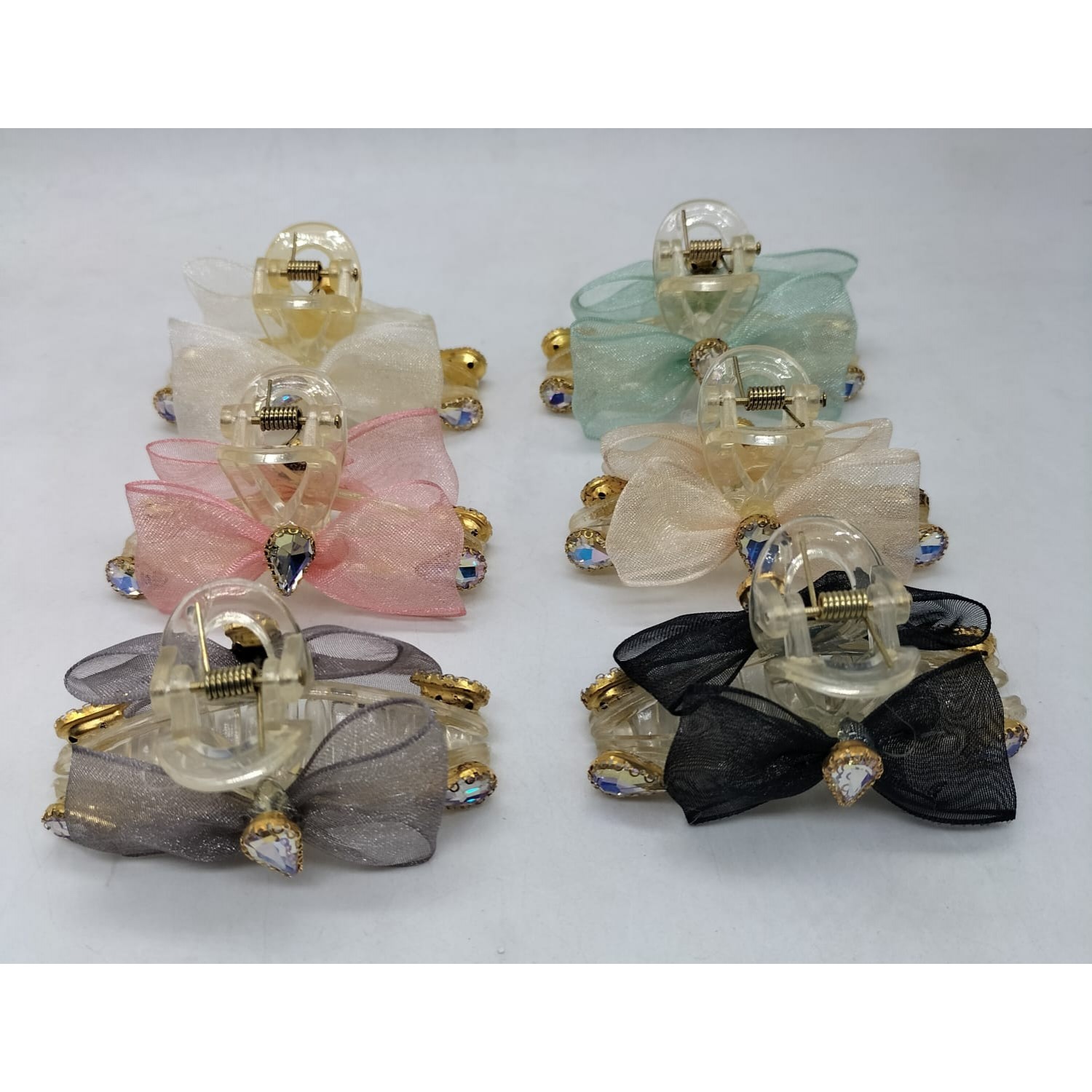 Fashion Alley 7cm Hair Claw For Women Pack Of 12