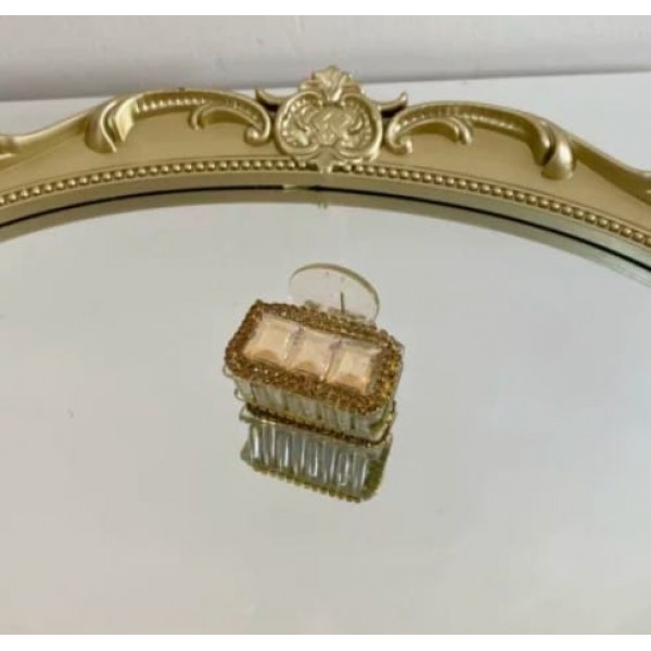 Fashion Alley Crystal 4.5cm Hair Claw For Women [Pack Of 12] 