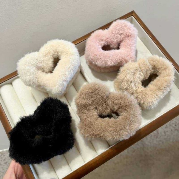 Fashion Alley 7cm Fur Hair Claw For Women Pack Of 12