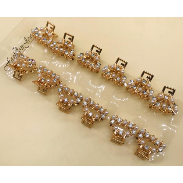 Fashion Alley Random Shape Hair Claw ( Pack of 12 ) Fashion Alley Random Shape Hair Claw ( Pack of 12 )